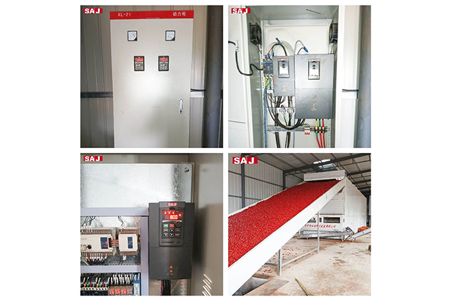 application of vm1000b vfd in chili dryer