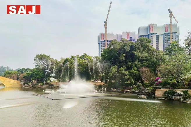 application of vm600g vfd in music fountain